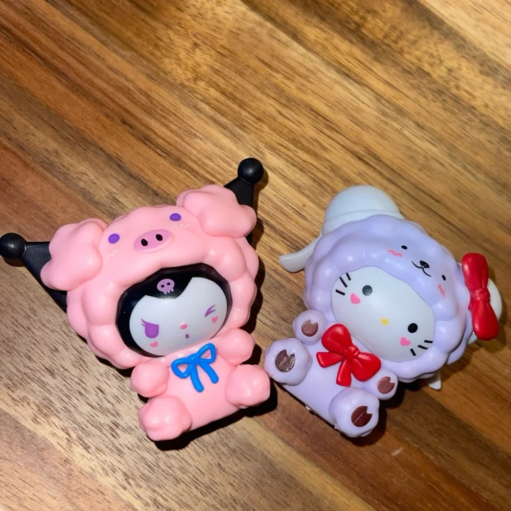 Hello Kitty & Kuromi Animal Unbranded Small Toy Figures